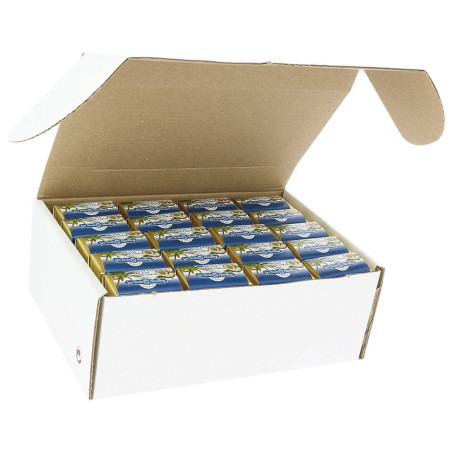 Vrac de dominos de bouchées chocolat au lait au nougat tendre à la noix de coco - 5kg
