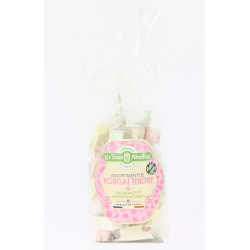 Sac de nougat tendre Couleur 15% d'amandes - 300 g - Carton de 18 unités