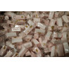 Vrac dominos de nougat tendre Framboise 15% d'amandes - 3 kg